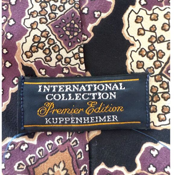 Vintage Designer Necktie Bundle Set of3 Abstract Geometric Silk Classic Menswear - Picture 4 of 5